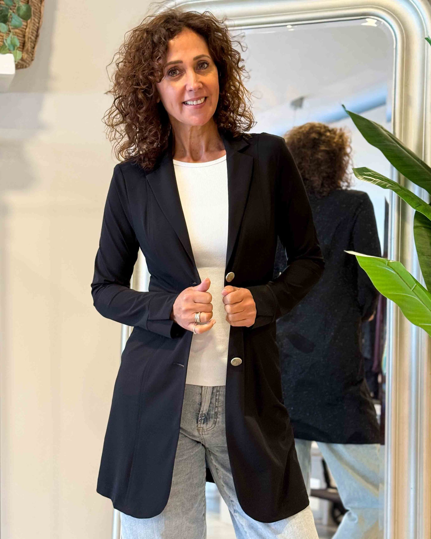 Helena Hart Blazer Lynn Transfer Zwart