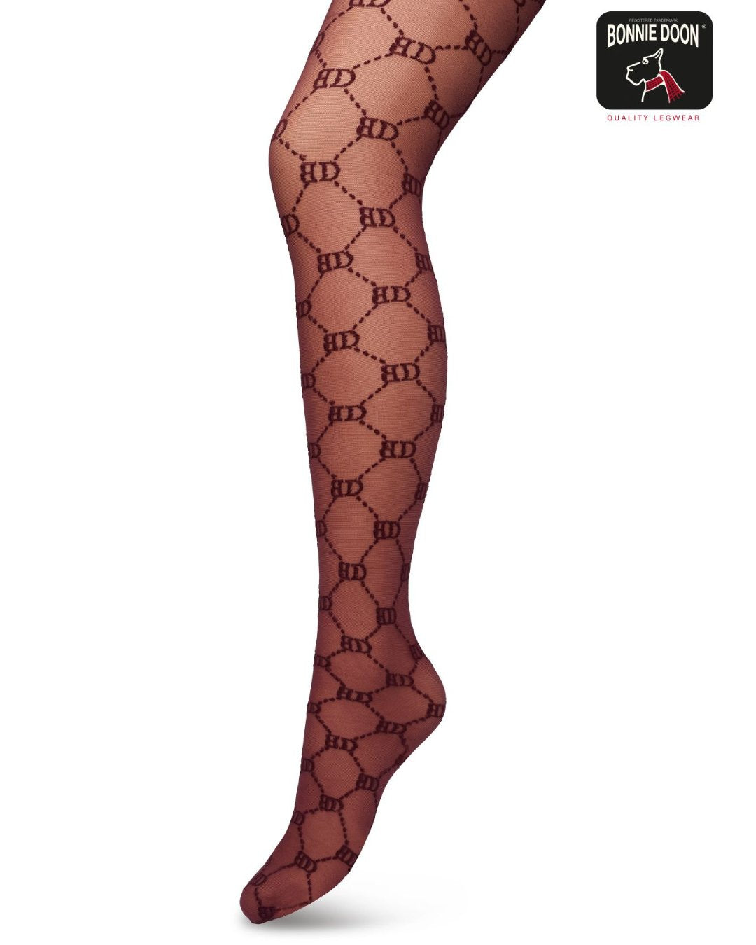 Bonnie Doon BD Logo Tights Crushed Violets