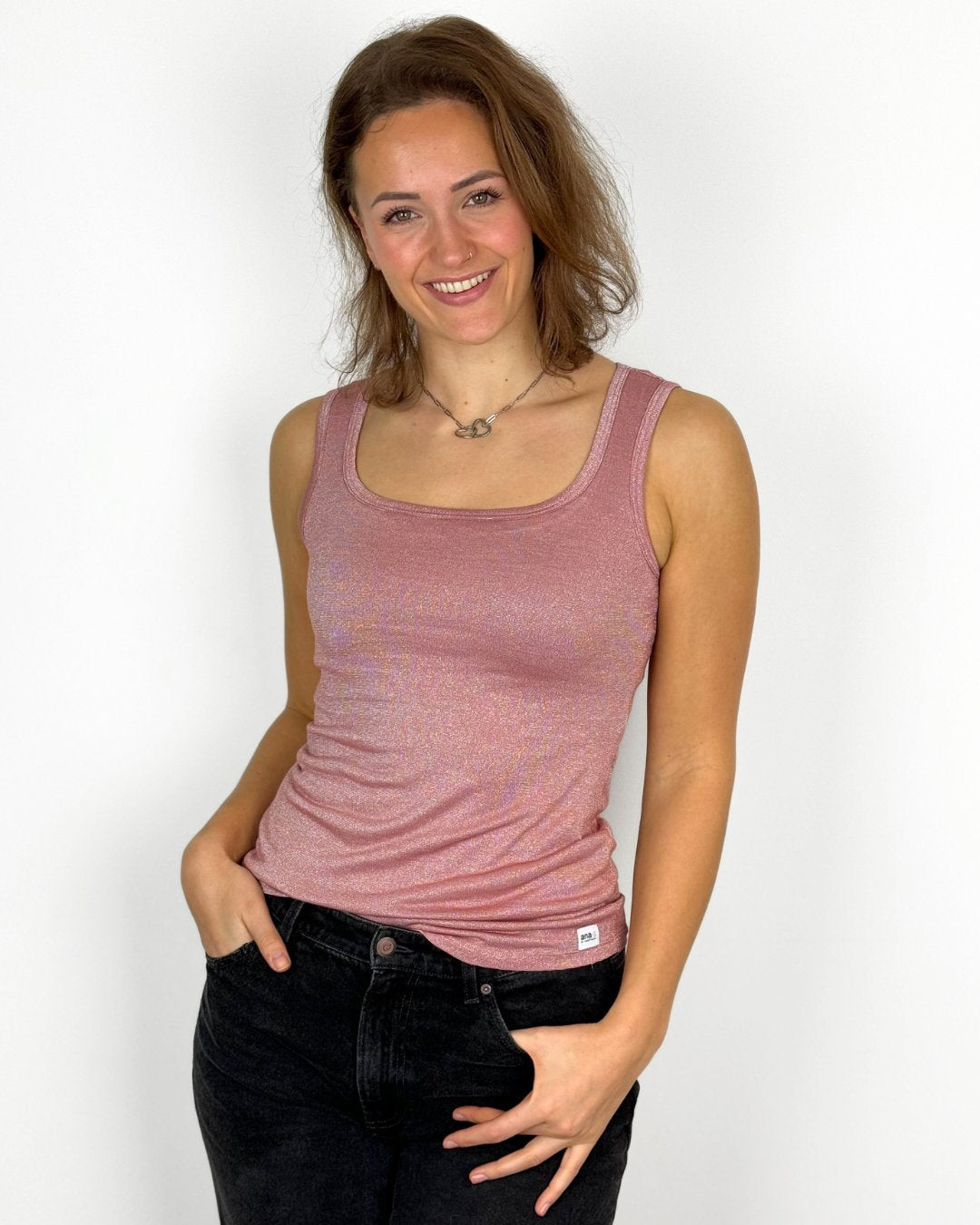 Ana·S Glittertop Marina Roze