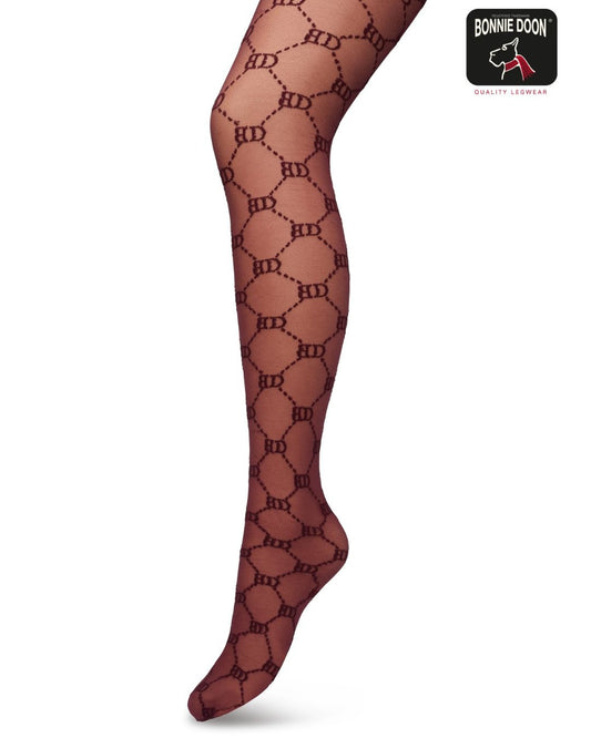 Bonnie Doon BD Logo Tights Crushed Violets