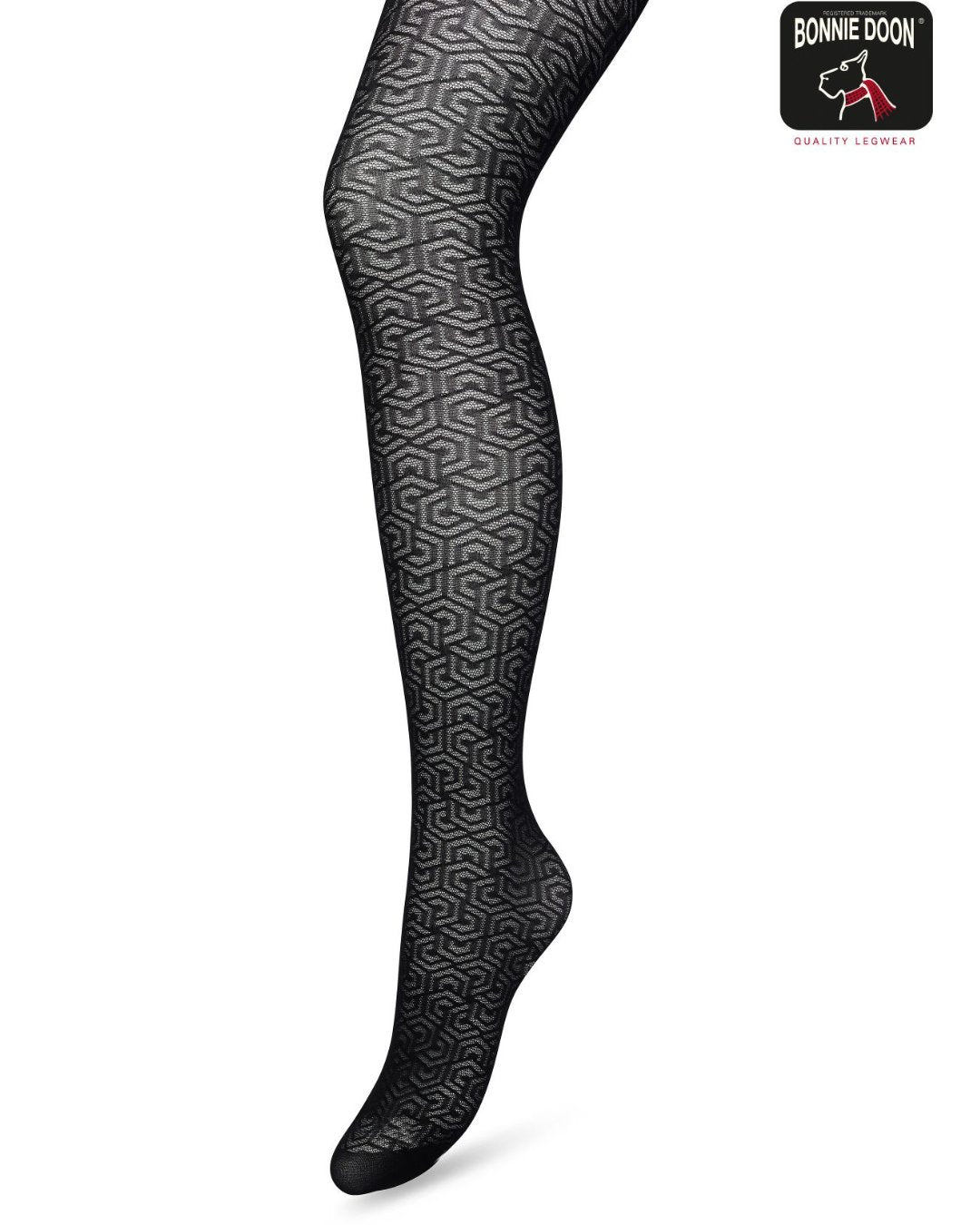 Bonnie Doon Eclectic Grapic Tights Black